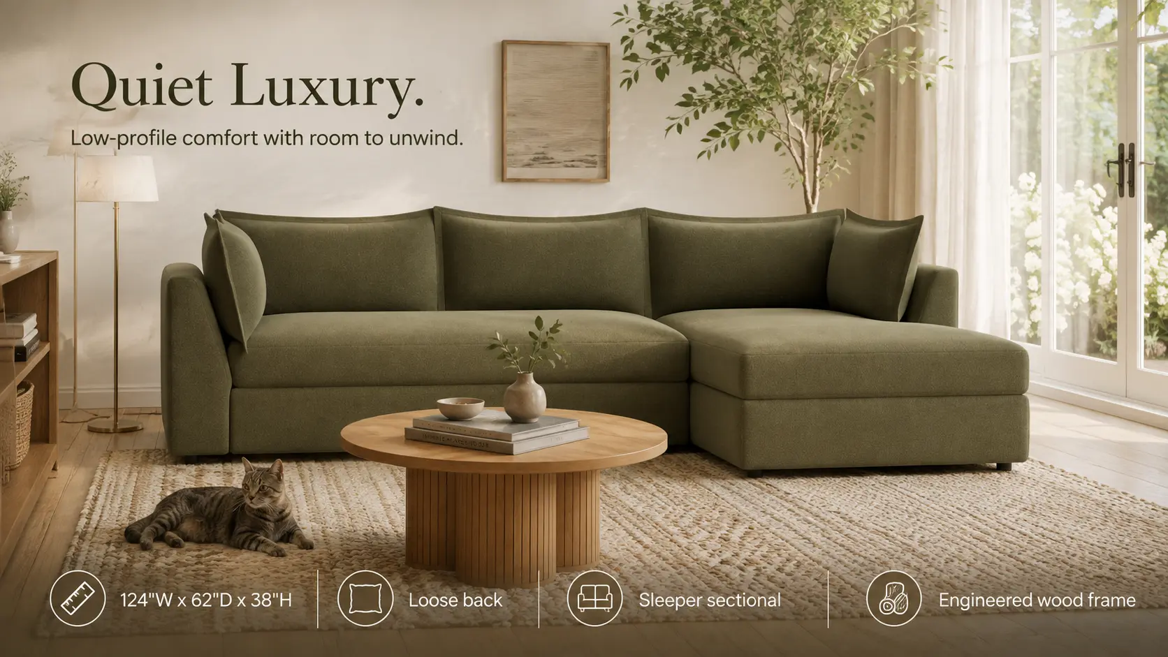 AI-generated lifestyle campaign frame
